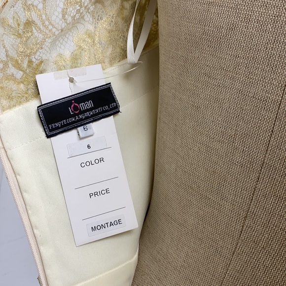 Montage by Liman long sleeves ombré lace gown - Picture 13 of 15